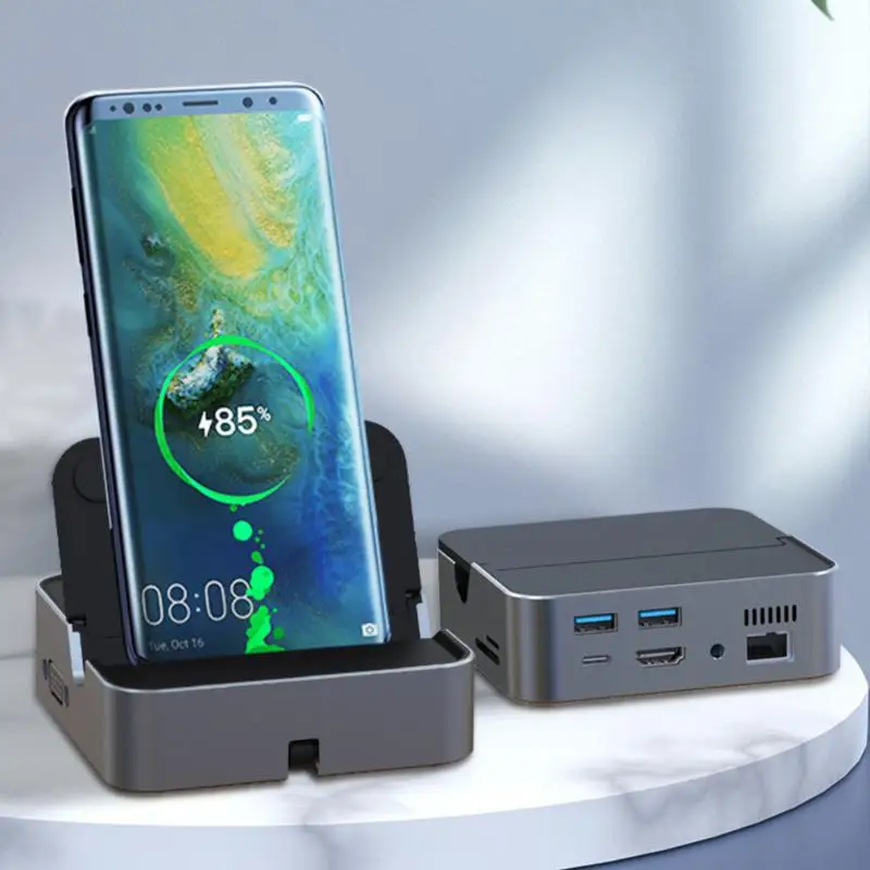 Док-станция для Samsung S20 S10, USB C на HDMI, адаптер питания для Huawei P30
Док-станция для Samsung S20 S10, USB C на HDMI, адаптер питания для Huawei P30