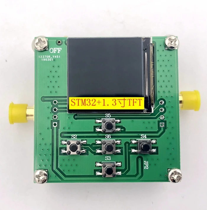 

HMC833 25M-6GHZ RF signal source Phase-locked loop Sweep frequency source STM32 control Open source TFT