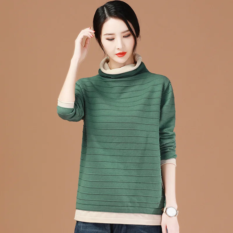 Fashion turtleneck ladies sweater 2020 autumn and winter warm sweater sweater long-sleeved knitted sweater sweater h0063
Fashion turtleneck ladies sweater 2020 autumn and winter warm sweater sweater long-sleeved knitted sweater sweater h0063
