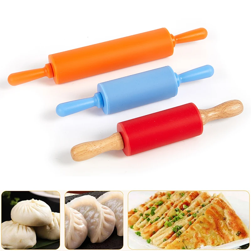 Non-stick Silicone Rolling Pin Fondant DIY Dumpling Roller Cake Noodles Tools
Non-stick Silicone Rolling Pin Fondant DIY Dumpling Roller Cake Noodles Tools