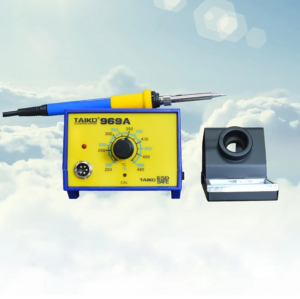 TAIKD 969A 70W High Power Lead-free Soldering Station SMD Rework Station Electric Soldering Irons Temperature Control
TAIKD 969A 70W High Power Lead-free Soldering Station SMD Rework Station Electric Soldering Irons Temperature Control