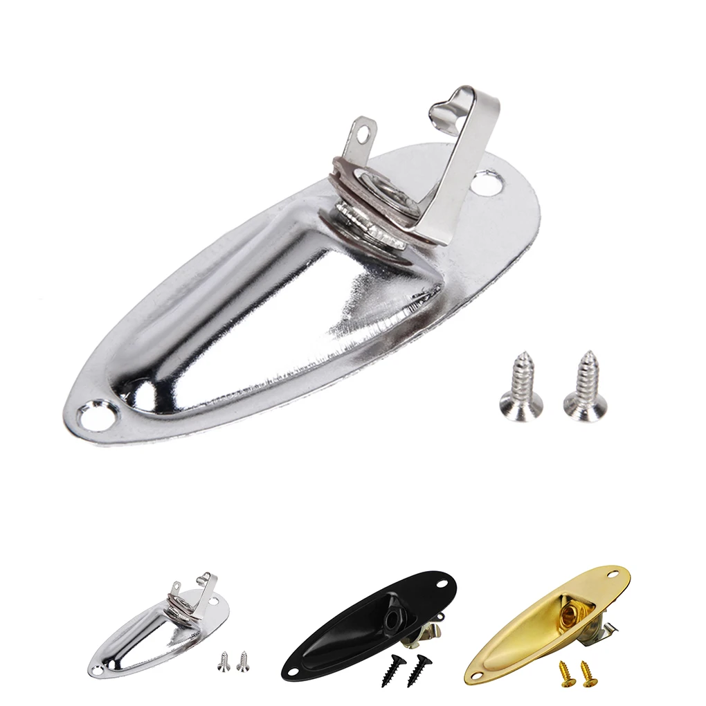 Replacement For Strat Stratocaster Electric Guitar Jack Plate 6.35mm 1/4" Boat Shaped Audio Connector Socket Panel
Replacement For Strat Stratocaster Electric Guitar Jack Plate 6.35mm 1/4" Boat Shaped Audio Connector Socket Panel