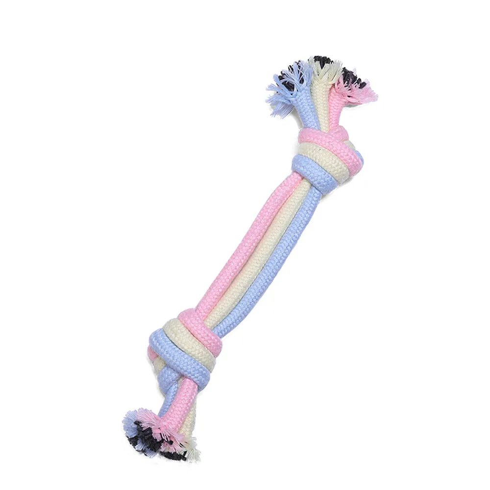 Pet Cat Dog Cotton Rope Colorful Knots Toys Durable Braided Bone Rope Teeth Cleaning Molar Toy Pet Supplies Pets Supplies
Pet Cat Dog Cotton Rope Colorful Knots Toys Durable Braided Bone Rope Teeth Cleaning Molar Toy Pet Supplies Pets Supplies
