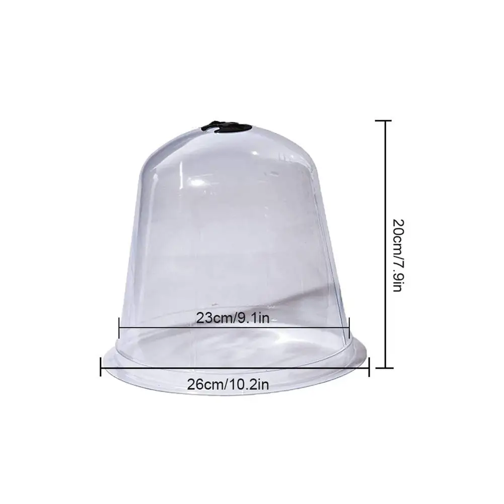 10" Reusable Plastic Greenhouse Garden Cloche Dome Plant Covers Frost Guard Freeze Protection
10" Reusable Plastic Greenhouse Garden Cloche Dome Plant Covers Frost Guard Freeze Protection
