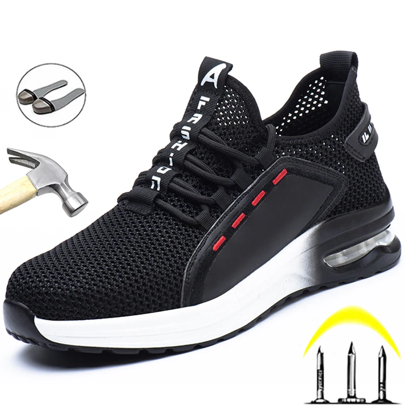 Breathable Men Work Safety Shoes Steel Toe Indestructible Shoes Anti-piercing Work Boots Lightweight Men's Safety Shoes Work Boo
Breathable Men Work Safety Shoes Steel Toe Indestructible Shoes Anti-piercing Work Boots Lightweight Men's Safety Shoes Work Boo