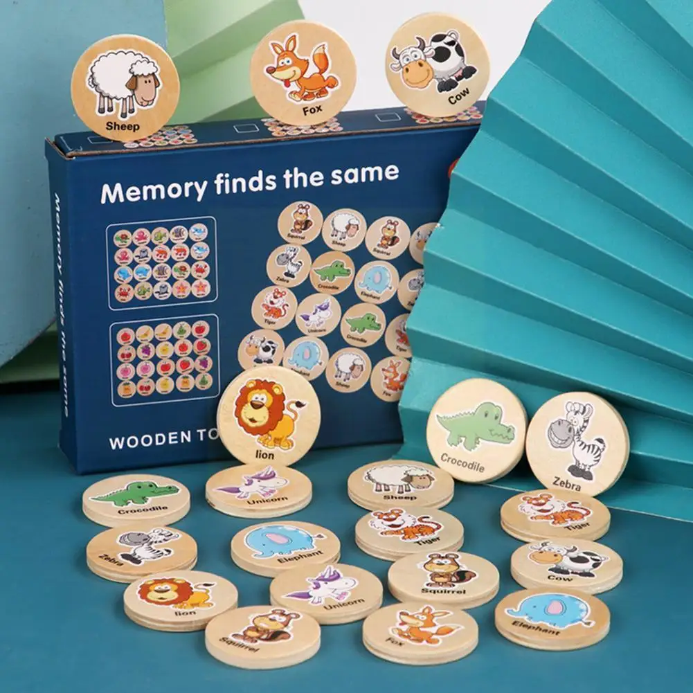 Funny Match Chess Game Montessori Memory 3D Puzzles Family Educational Concentration Toys Wooden Early Training Preschooler T3Q9
Funny Match Chess Game Montessori Memory 3D Puzzles Family Educational Concentration Toys Wooden Early Training Preschooler T3Q9