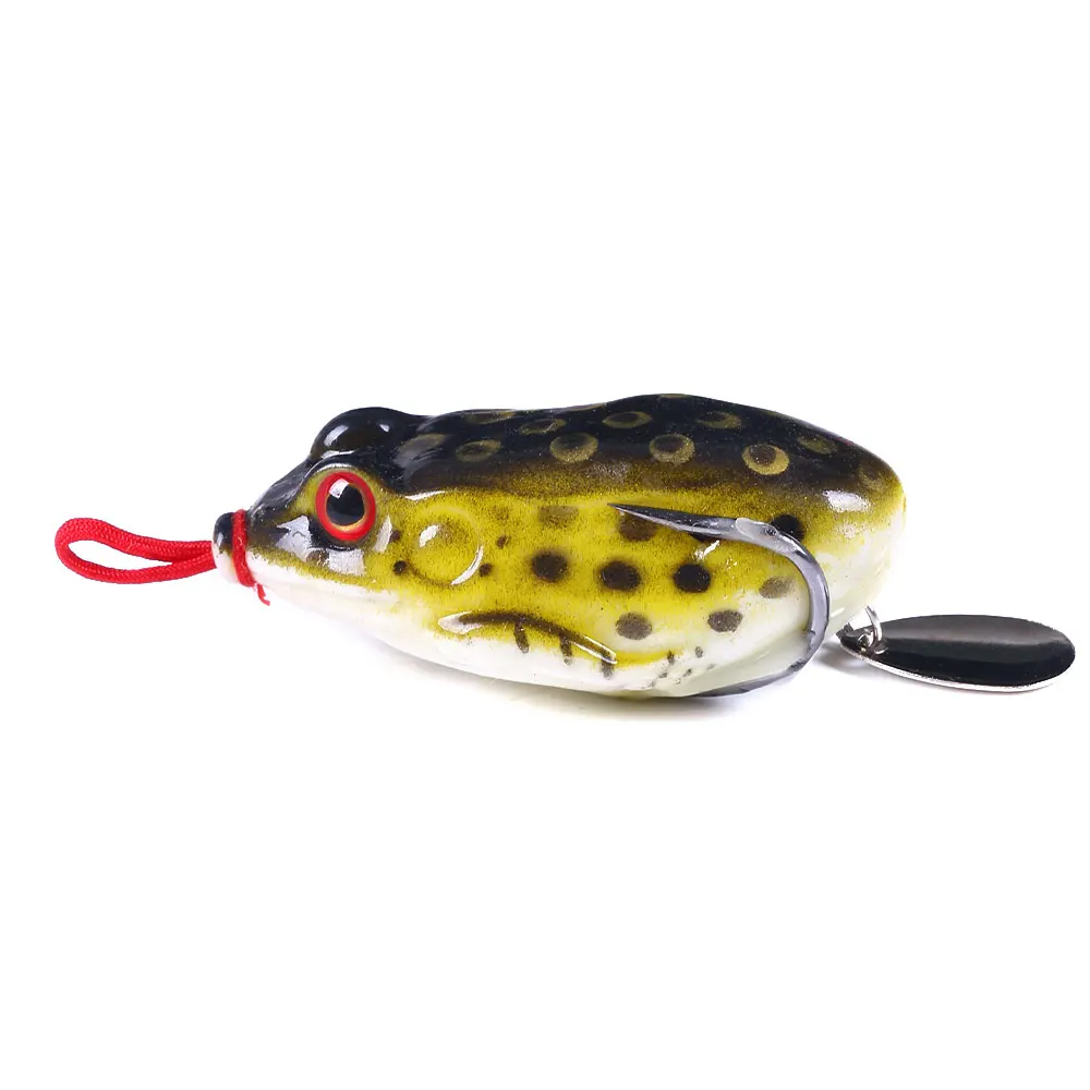 1pcs 5.5CM/13G Artificial Soft Cork Bait Fishing Bait Frog Lure with Spoon Topwater Ray Frog Fishing Bait
1pcs 5.5CM/13G Artificial Soft Cork Bait Fishing Bait Frog Lure with Spoon Topwater Ray Frog Fishing Bait