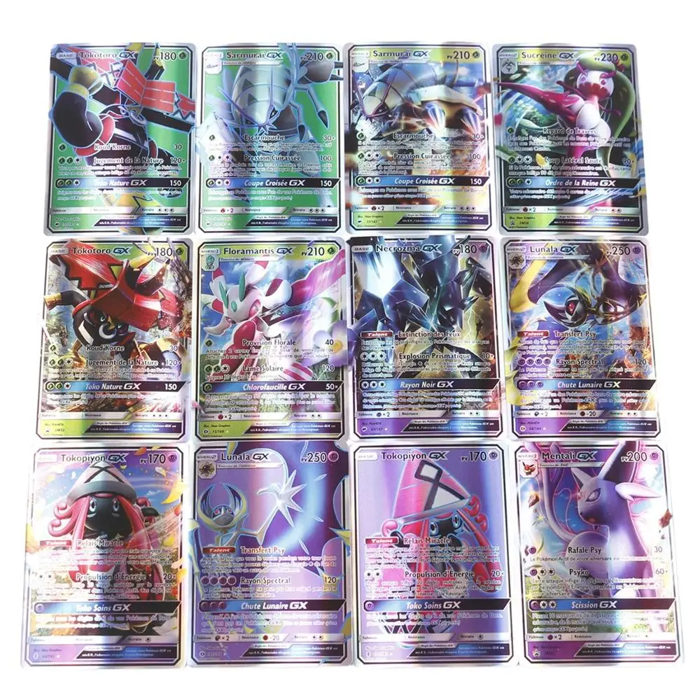 60Pcs/box Newest French Pokemon Cards GX Trading Game Card Children Collection Toy
60Pcs/box Newest French Pokemon Cards GX Trading Game Card Children Collection Toy
