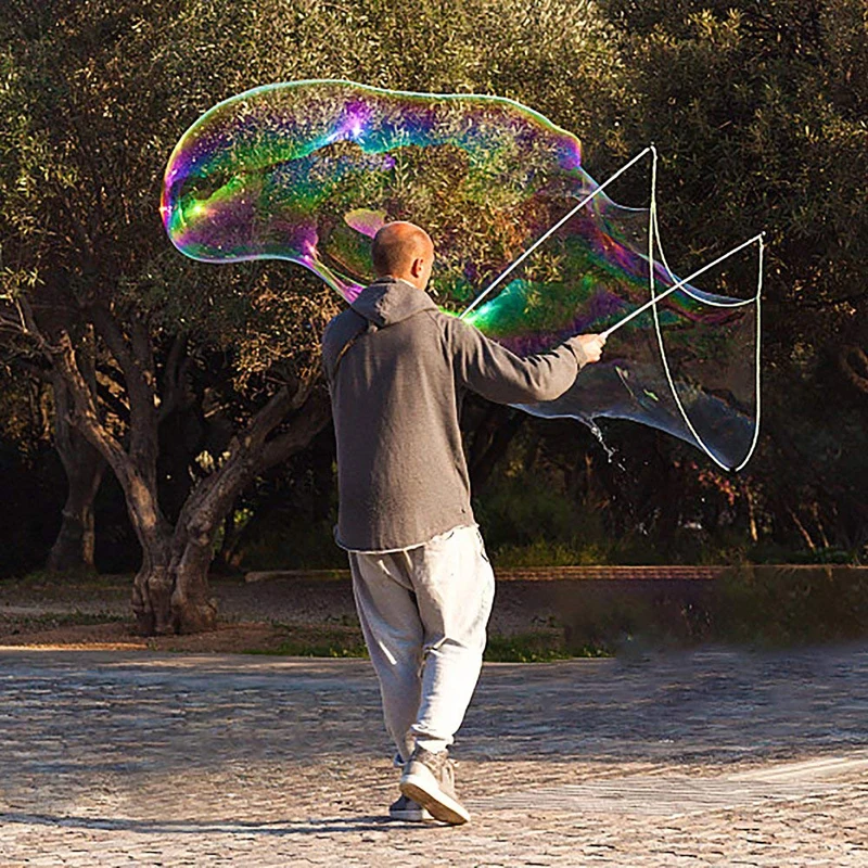 Outdoor Western Sword Shape Bubble Wand Long Huge Bubbles Kids Toys Children Baby Rainbow World Bubble Swing
Outdoor Western Sword Shape Bubble Wand Long Huge Bubbles Kids Toys Children Baby Rainbow World Bubble Swing