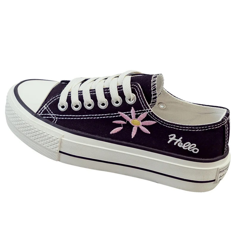 Spring And Autumn New Thick-Soled Daisy Mid-Heel Ladies Canvas Shoes College Style Casual Fashion All-Match Single Shoe Trend
Spring And Autumn New Thick-Soled Daisy Mid-Heel Ladies Canvas Shoes College Style Casual Fashion All-Match Single Shoe Trend