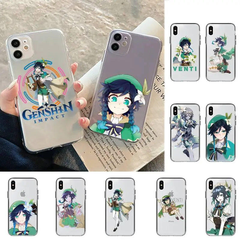 Game Genshin Impact Venti Phone Case for iPhone 13 11 12 pro XS MAX 8 7 6 6S Plus X 5S SE 2020 XR case
Game Genshin Impact Venti Phone Case for iPhone 13 11 12 pro XS MAX 8 7 6 6S Plus X 5S SE 2020 XR case
