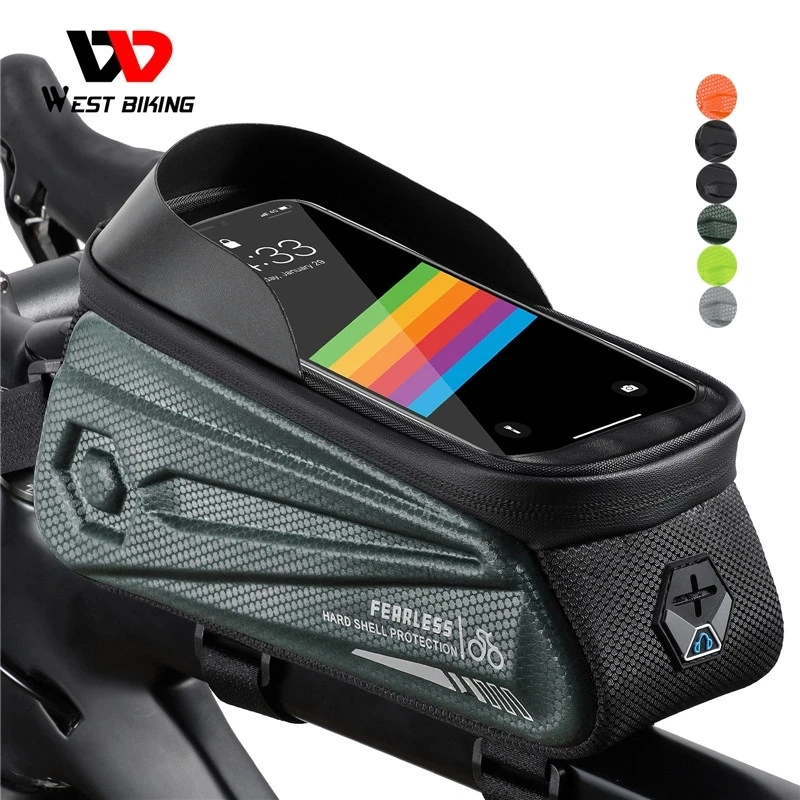 Bike Bicycle Bag Waterproof Bike Phone Mount Bag Front Frame Top Tube Handlebar Bag for Android/iPhone Cellphones Under 7â€
Bike Bicycle Bag Waterproof Bike Phone Mount Bag Front Frame Top Tube Handlebar Bag for Android/iPhone Cellphones Under 7â€