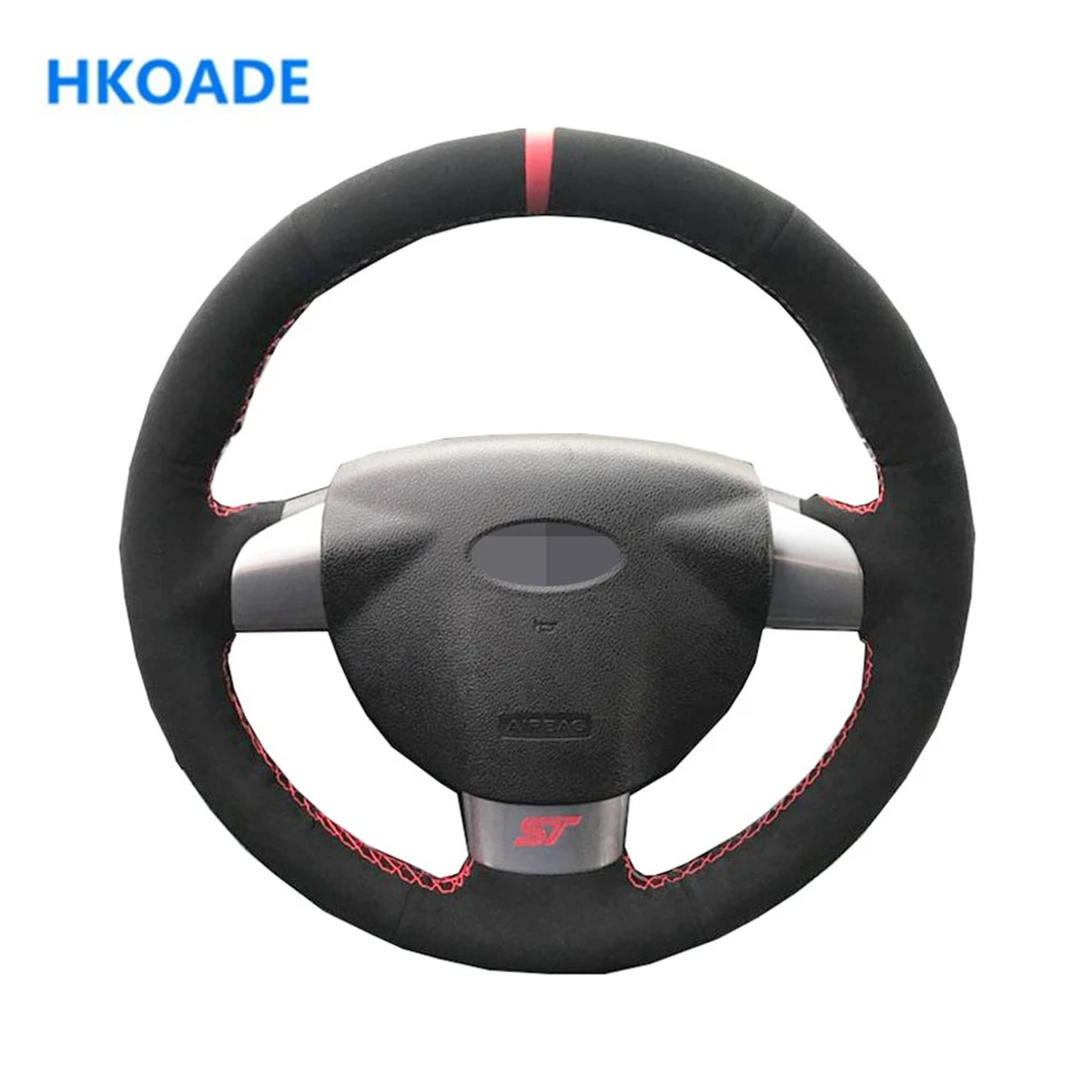 Customize DIY Suede Leather Car Steering Wheel Cover For Ford Focus 2 2005 2006 2007 2008 2009 2010 2011 (3-Spoke) Car Interior
Customize DIY Suede Leather Car Steering Wheel Cover For Ford Focus 2 2005 2006 2007 2008 2009 2010 2011 (3-Spoke) Car Interior