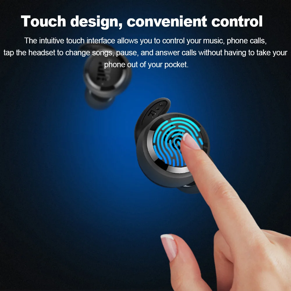 T280 TWS Wireless Bluetooth Earphone Sports Earbuds T280TWS Deep Bass Headphones Waterproof Headset with Mic Charging Case
T280 TWS Wireless Bluetooth Earphone Sports Earbuds T280TWS Deep Bass Headphones Waterproof Headset with Mic Charging Case