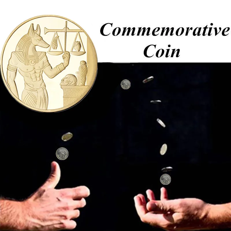 Ancient Egyptian commemorative coin Anubis Soul Guardian Pharaoh Blessing Kogold Culture Gold and Silver Coin
Ancient Egyptian commemorative coin Anubis Soul Guardian Pharaoh Blessing Kogold Culture Gold and Silver Coin