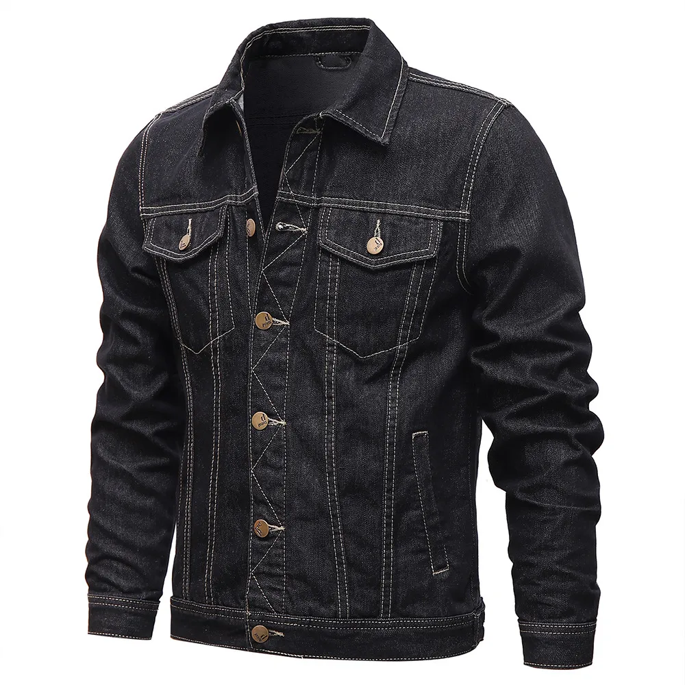 Lapel Color Casual Spring Solid Jackets Jacket 5xl-M Autumn Fit SingleDenim Men Jeans Outwear Breasted Slim Cotton
Lapel Color Casual Spring Solid Jackets Jacket 5xl-M Autumn Fit SingleDenim Men Jeans Outwear Breasted Slim Cotton