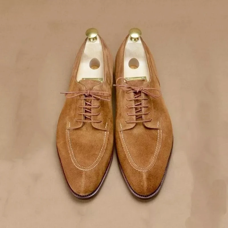 New Lace Up Men Fashion Spring and Autumn Pointed Suede Low Heel Casual Classic Comfortable Business Derby Shoes AQ336
New Lace Up Men Fashion Spring and Autumn Pointed Suede Low Heel Casual Classic Comfortable Business Derby Shoes AQ336