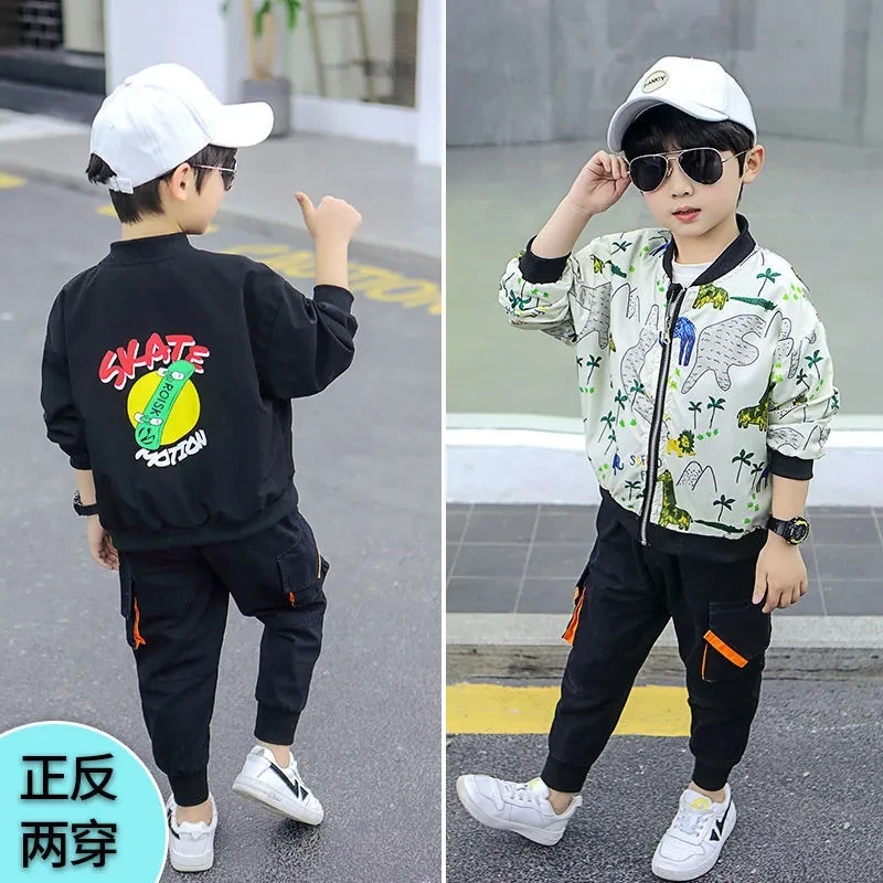 Boys baby kids outerwear coats jackets on both sides spring and autumn new children's boys casual jackets fashion coats P4 198
Boys baby kids outerwear coats jackets on both sides spring and autumn new children's boys casual jackets fashion coats P4 198
