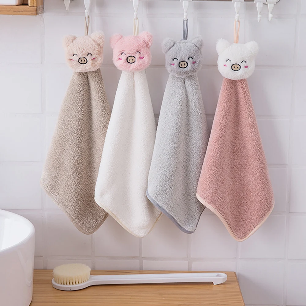 Cute Cartoon Animal Fruit Shape Coral Fleece Hand Towel Hanging Face Towel Absorbent Washcloth Towels
Cute Cartoon Animal Fruit Shape Coral Fleece Hand Towel Hanging Face Towel Absorbent Washcloth Towels