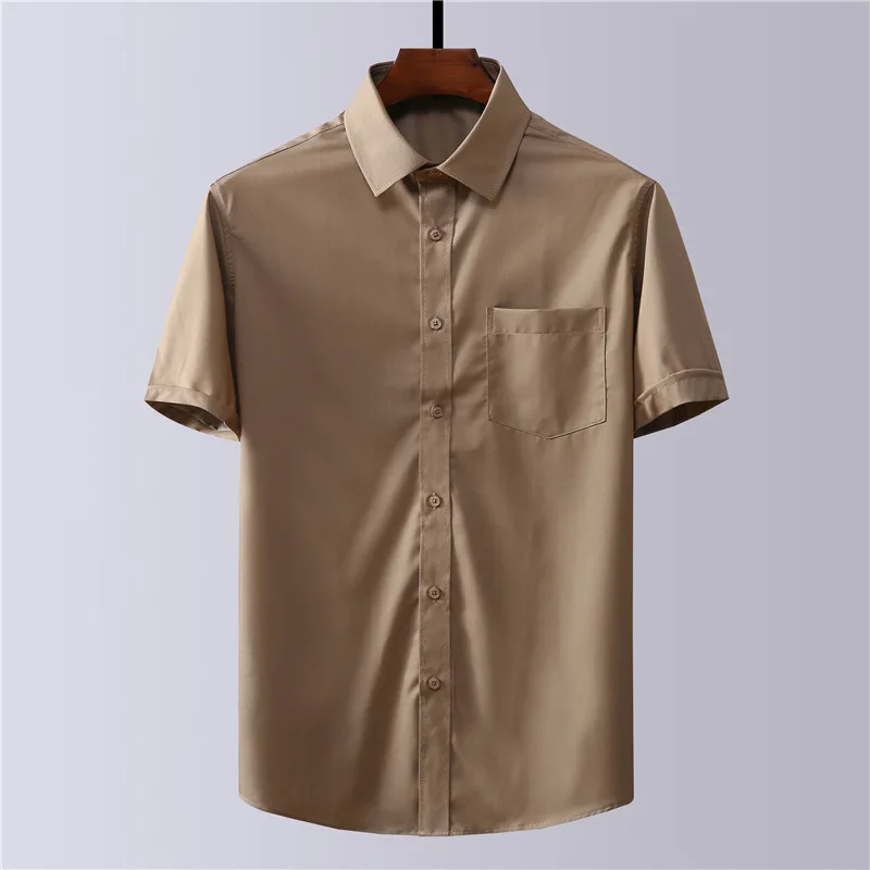 2020 New Arrival Super Large Men Spring Solid Color Bamboo Fiber Loose Short Sleeve Casual Shirts Plus Size XL2XL3XL4XL5XL6XL7XL
2020 New Arrival Super Large Men Spring Solid Color Bamboo Fiber Loose Short Sleeve Casual Shirts Plus Size XL2XL3XL4XL5XL6XL7XL