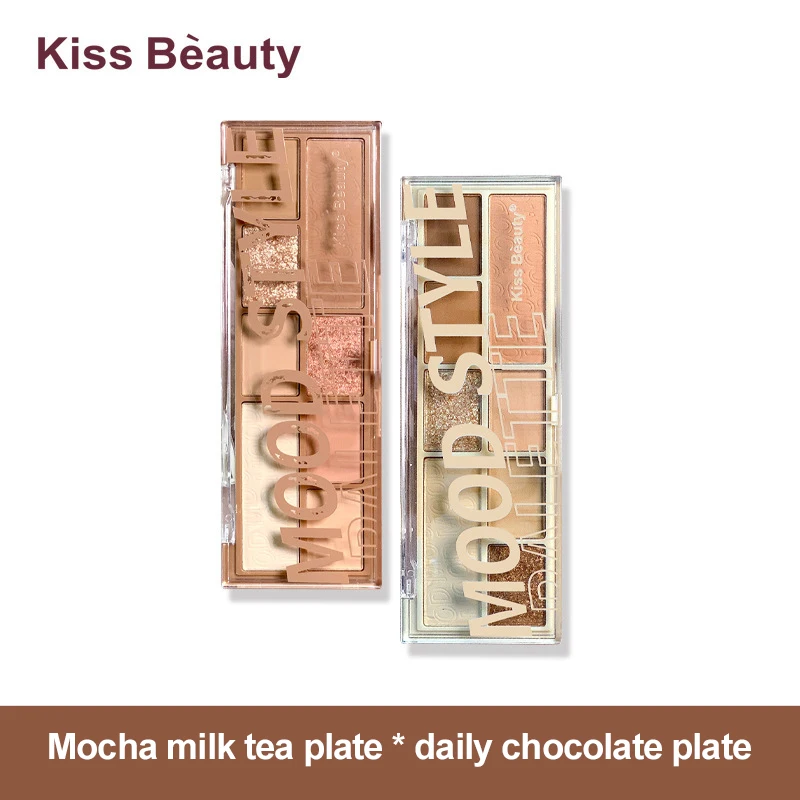 8 Color Eyeshadow Palette Matte Pearlescent Earth Color Glitter Eye Shadow Waterproof Eye Pigments Shine Makeup Plate TSLM1
8 Color Eyeshadow Palette Matte Pearlescent Earth Color Glitter Eye Shadow Waterproof Eye Pigments Shine Makeup Plate TSLM1