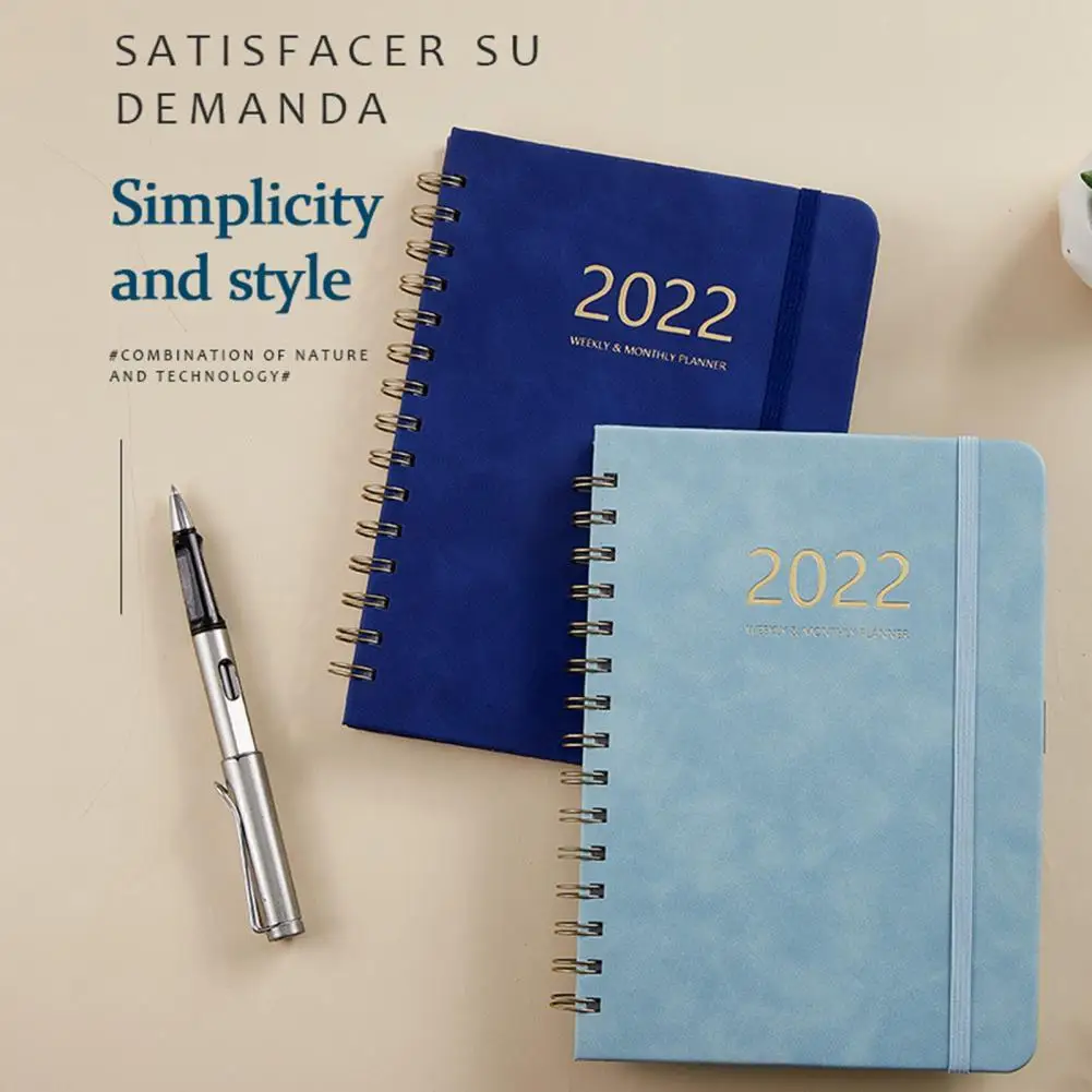 A5 Schedule Notebook Practical Smooth to Write Paper English Edition Agenda Planner Spiral Notebook for Office
A5 Schedule Notebook Practical Smooth to Write Paper English Edition Agenda Planner Spiral Notebook for Office