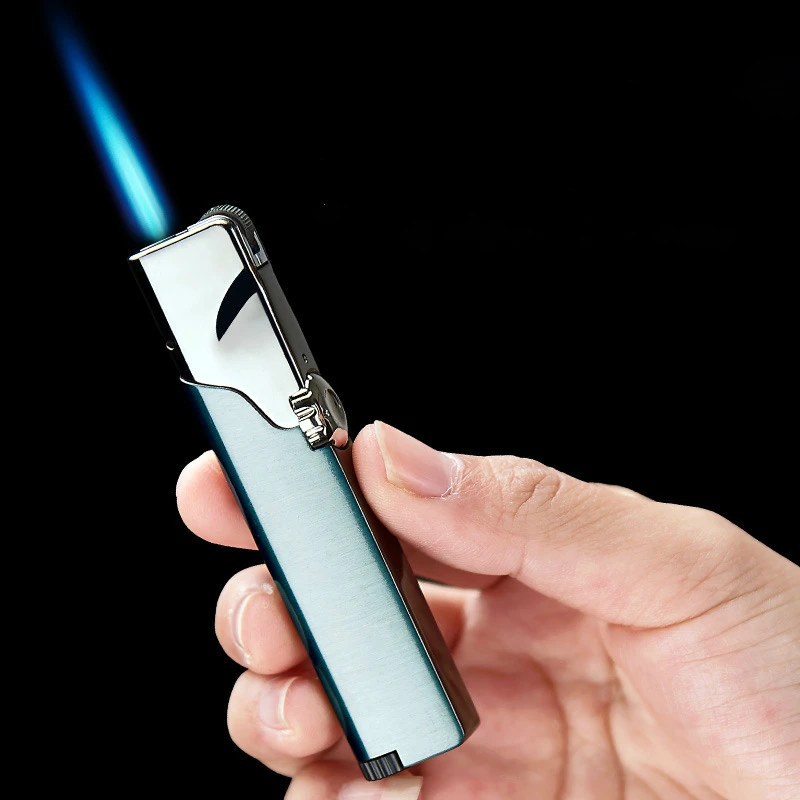 Grinding Wheel Straight Into The Blue Fmale Lighter Rotary Switch Portable Windproof Inflatable Metal Lighter Accessories Gift
Grinding Wheel Straight Into The Blue Fmale Lighter Rotary Switch Portable Windproof Inflatable Metal Lighter Accessories Gift