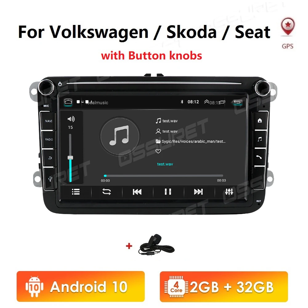 Автомагнитола 2 din, мультимедийный плеер с GPS для Volkswagen VW Passat B7 B6 Golf Touran Polo Sedan Tiguan jetta, Android 10, 2 + 32, 4G, Wi-Fi
Автомагнитола 2 din, мультимедийный плеер с GPS для Volkswagen VW Passat B7 B6 Golf Touran Polo Sedan Tiguan jetta, Android 10, 2 + 32, 4G, Wi-Fi