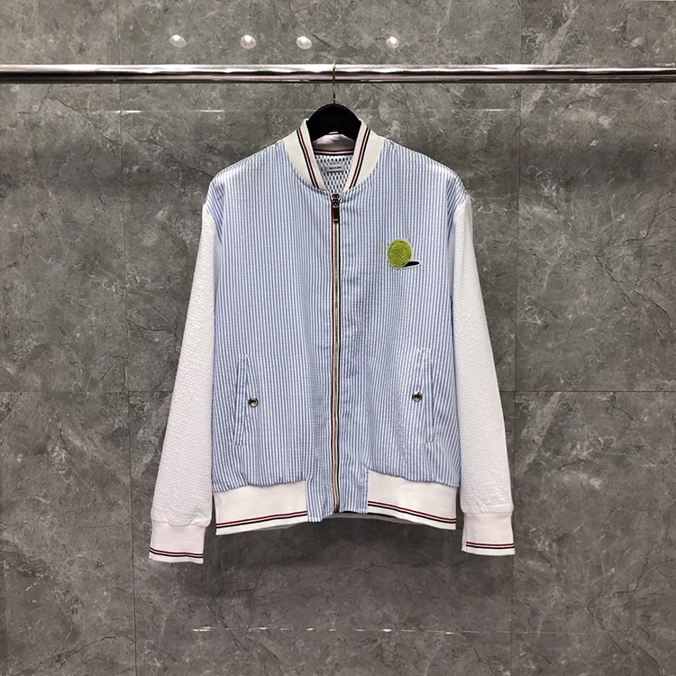 2021 Fashion Brand Jacket Men Slim Cardigans Clothing Striped Patchwork Baseball Uniform Spring Autumn Casual Coat
2021 Fashion Brand Jacket Men Slim Cardigans Clothing Striped Patchwork Baseball Uniform Spring Autumn Casual Coat