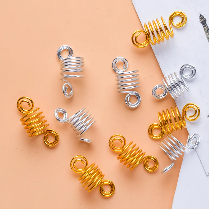 20 Pcs Silver Golden Hair Beads for Dreadlocks Hair Braid Tubes Cuffs Beads Adjustable Dreadlock Bead Clip Kids Women
20 Pcs Silver Golden Hair Beads for Dreadlocks Hair Braid Tubes Cuffs Beads Adjustable Dreadlock Bead Clip Kids Women