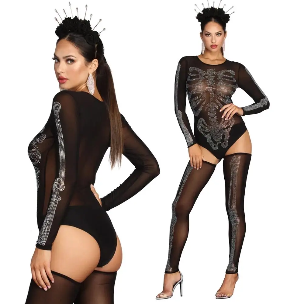 2019 NEW Women black Mesh two Piece Bodysuits O-Neck long sleeve Bandage Jumpsuits Knitted jumpsuits wholesale
2019 NEW Women black Mesh two Piece Bodysuits O-Neck long sleeve Bandage Jumpsuits Knitted jumpsuits wholesale