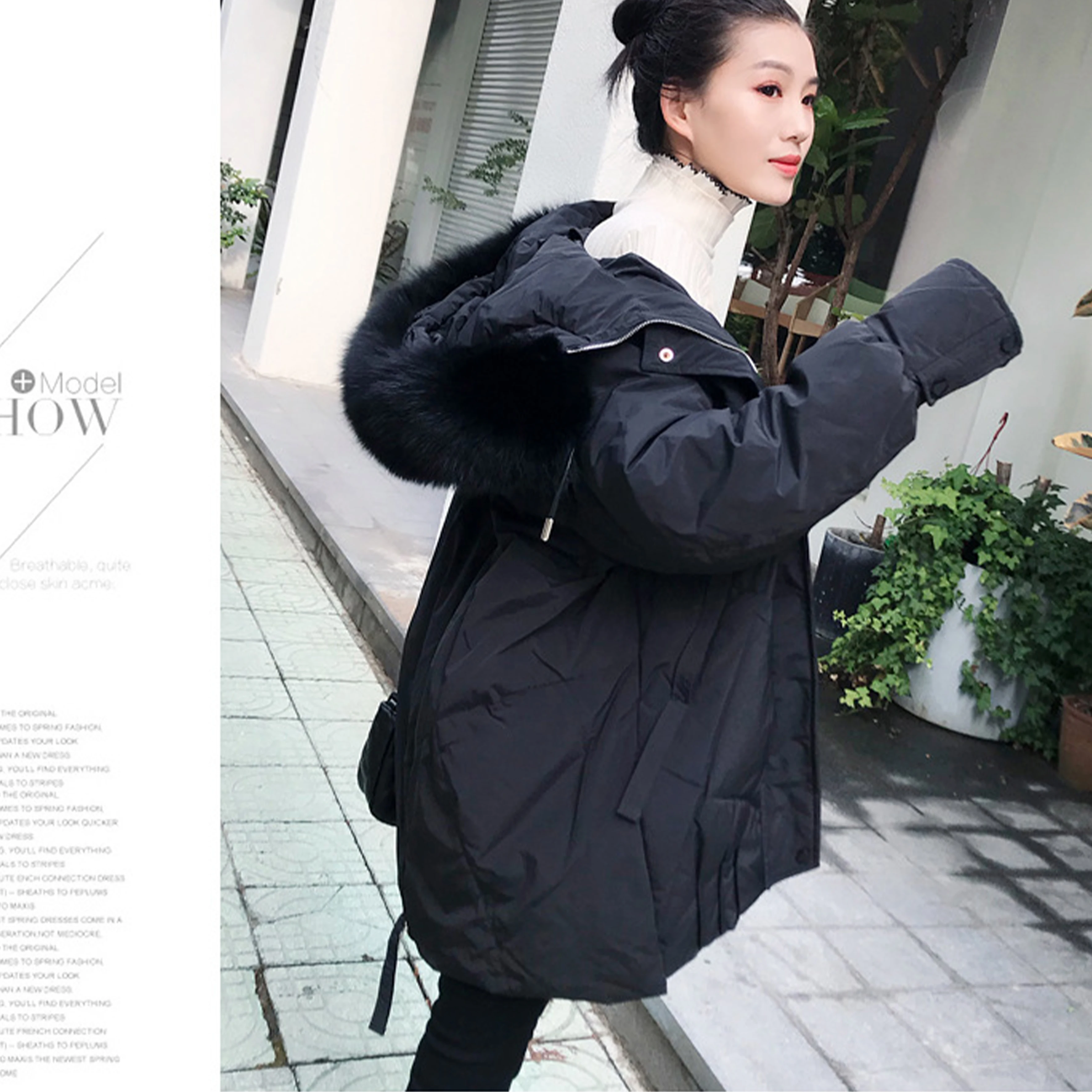 FNOCE women's down jackets 2020 winter new street fashion casual long sleeve hooded fur collar thin loose women down parka coats
FNOCE women's down jackets 2020 winter new street fashion casual long sleeve hooded fur collar thin loose women down parka coats