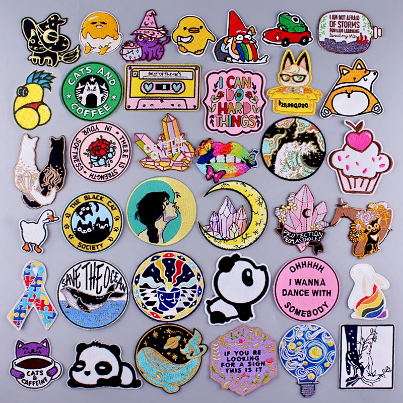 Anime Patches On Clothes Van Gogh/Crystal Patch Iron On Patches On Clothes Sticker Embroidered Patches For Clothing Applique Diy
Anime Patches On Clothes Van Gogh/Crystal Patch Iron On Patches On Clothes Sticker Embroidered Patches For Clothing Applique Diy