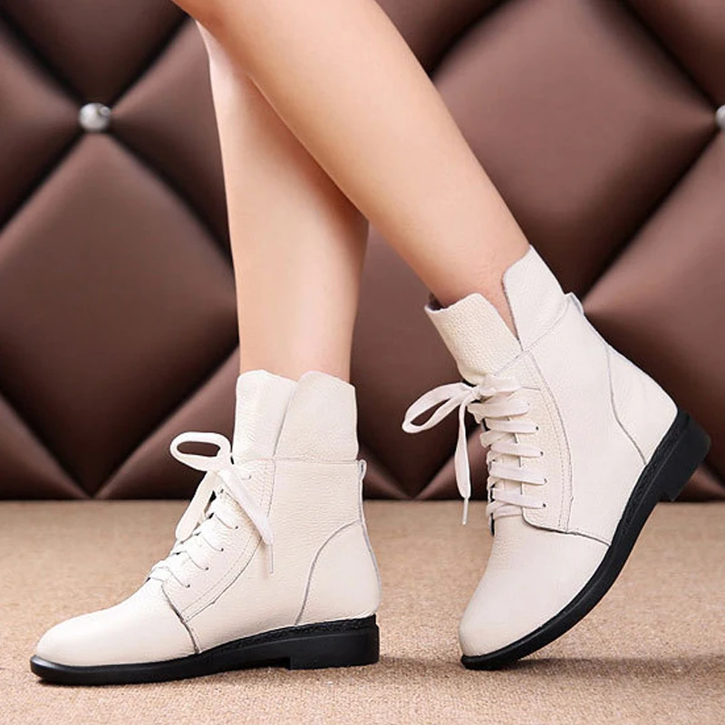CEYANEAO 2018 Women Fashion Vintage Genuine Leather Shoes Female Spring Autumn Ankle Boots Woman Lace Up Casual Boots
CEYANEAO 2018 Women Fashion Vintage Genuine Leather Shoes Female Spring Autumn Ankle Boots Woman Lace Up Casual Boots
