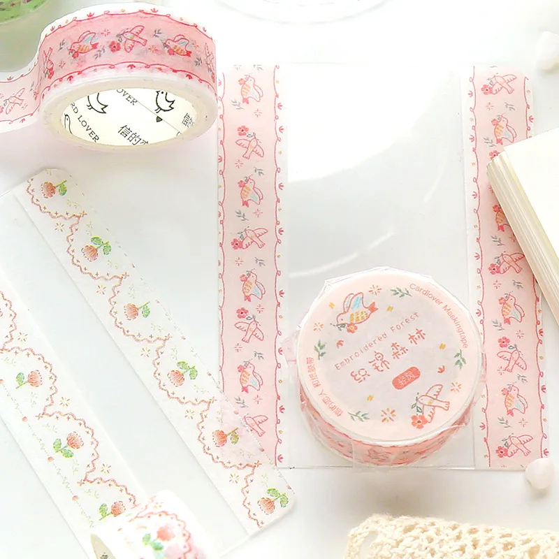 Cute Forest Series Cherry Washi Tape Sticker Kawaii Flower Peach Daisy Masking Tape Scrapbooking DIY Diary Ablum Decorative Tape
Cute Forest Series Cherry Washi Tape Sticker Kawaii Flower Peach Daisy Masking Tape Scrapbooking DIY Diary Ablum Decorative Tape