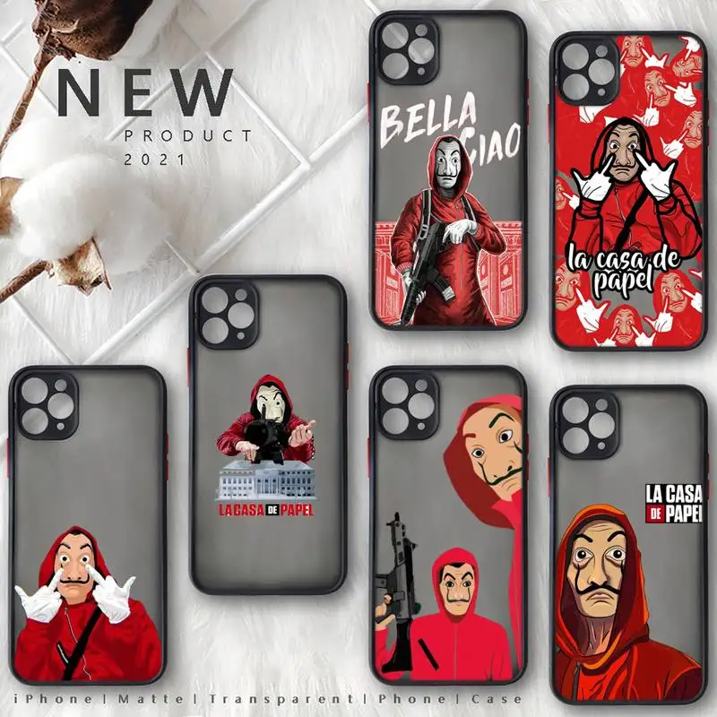La Casa De Papel spain tv Phone Case matte transparent For iphone 7 8 11 12 plus mini x xs xr pro max cover
La Casa De Papel spain tv Phone Case matte transparent For iphone 7 8 11 12 plus mini x xs xr pro max cover
