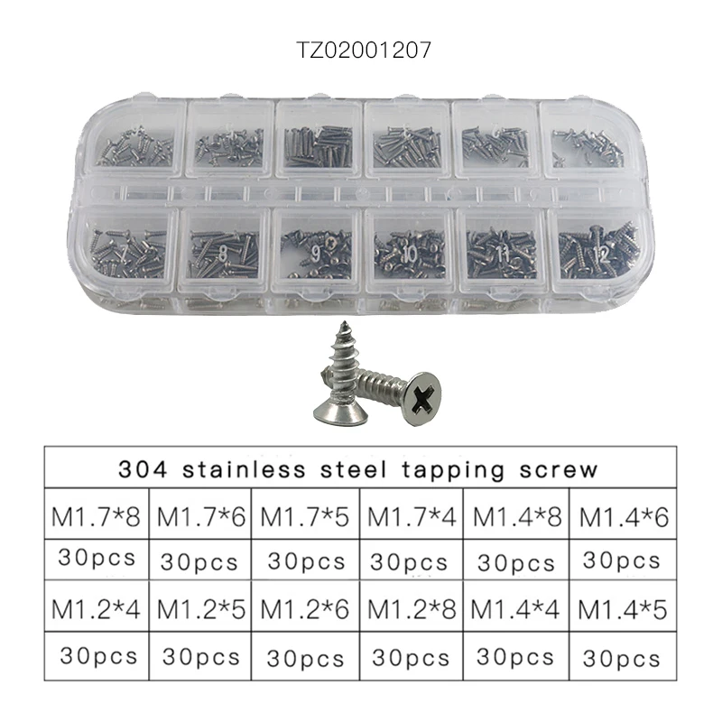 M1 M1.2 M1.4 M1.7 Mix Micro Laptop Screwdriver Computer Case Assemble Repair Electronic Small Digital Mechanical Screw Kit
M1 M1.2 M1.4 M1.7 Mix Micro Laptop Screwdriver Computer Case Assemble Repair Electronic Small Digital Mechanical Screw Kit