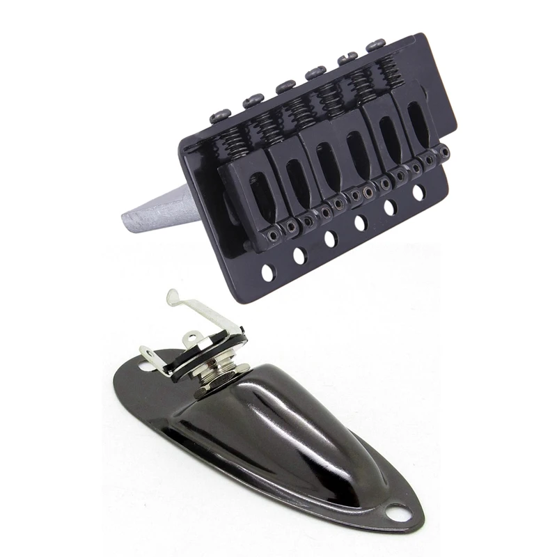Black Boat Style 1/4Inch Guitar Pickup Output Input Jack Plug Socket for Fd Strat & Black Standard Tremolo Bridge Set
Black Boat Style 1/4Inch Guitar Pickup Output Input Jack Plug Socket for Fd Strat & Black Standard Tremolo Bridge Set
