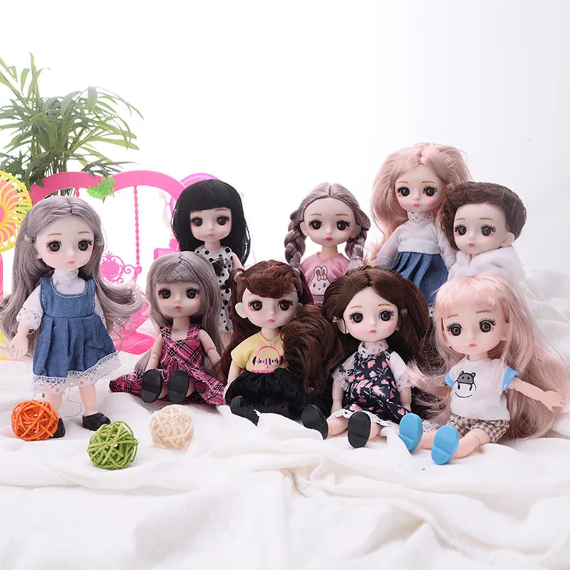 16cm BJD Doll with 13 Joints Movable DIY Fashion Dress Up Dress Suit Girl Play House Toy Send Shoes 1/12 Children Holiday Gift
16cm BJD Doll with 13 Joints Movable DIY Fashion Dress Up Dress Suit Girl Play House Toy Send Shoes 1/12 Children Holiday Gift