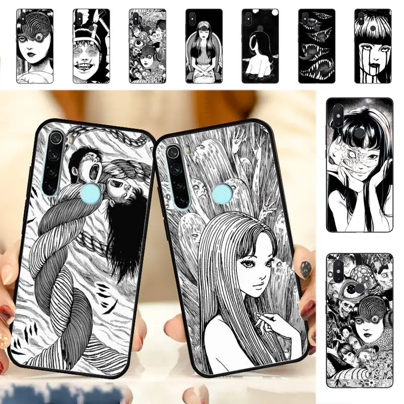 

YNDFCNB Japanese horror comic Tomie Phone Case for Redmi Note 8 7 9 4 6 pro max T X 5A 3 10 lite pro