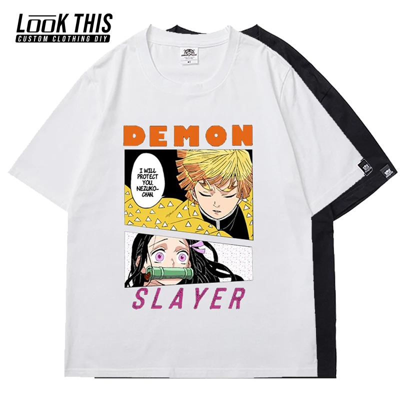 Demon Slayer Anime Men T-shirt Tanjirou Printing Oversized T-shirt Streetwear Harajuku Summer Short Sleeve Tops Male Tees Tops 
Demon Slayer Anime Men T-shirt Tanjirou Printing Oversized T-shirt Streetwear Harajuku Summer Short Sleeve Tops Male Tees Tops