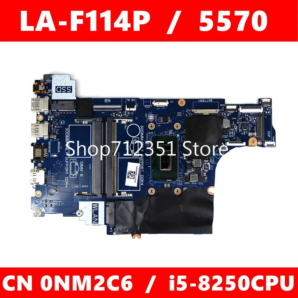 0NM2C6 CAL60 LA-F114P i5-8250U CPU Mainboard For DELL Inspiron 15 5570 CN NM2C6Laptop Motherboard 100%Tested Working Well
0NM2C6 CAL60 LA-F114P i5-8250U CPU Mainboard For DELL Inspiron 15 5570 CN NM2C6Laptop Motherboard 100%Tested Working Well
