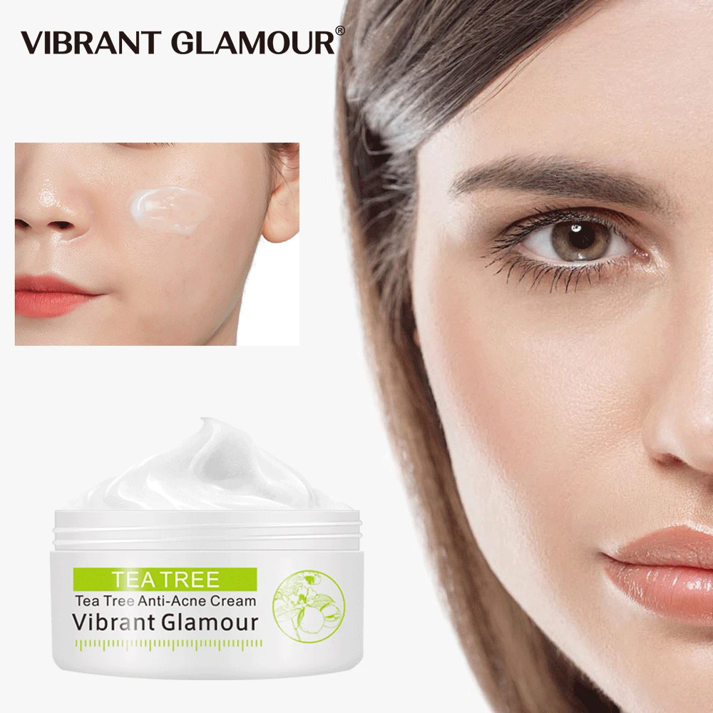VIBRANT GLAMOUR Tea Tree Anti-acne Face Cream Acne Scar Shrink Pores Facial Eliminates Acnes Cream Oil control Repair Spot
VIBRANT GLAMOUR Tea Tree Anti-acne Face Cream Acne Scar Shrink Pores Facial Eliminates Acnes Cream Oil control Repair Spot