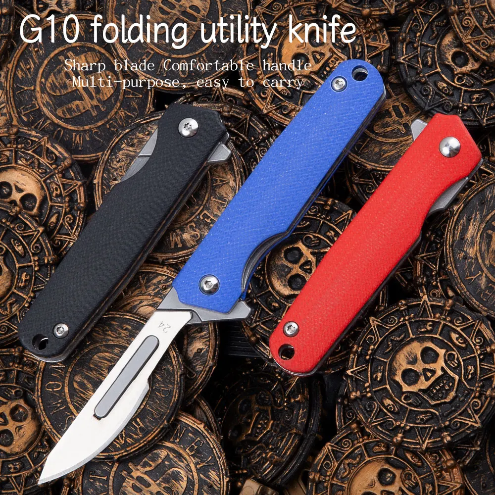 New Folding Knife G10 Portable Small Folding Knife Outdoor Multifunctional Self-Defense Knife Tool Knife
New Folding Knife G10 Portable Small Folding Knife Outdoor Multifunctional Self-Defense Knife Tool Knife