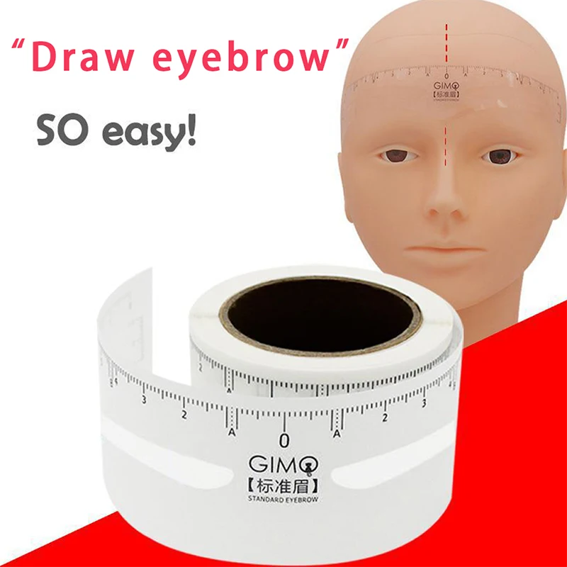 50pcs/lot Disposable Eyebrow Ruler Sticker Adhesive Guide Permanent Makeup Tool
50pcs/lot Disposable Eyebrow Ruler Sticker Adhesive Guide Permanent Makeup Tool