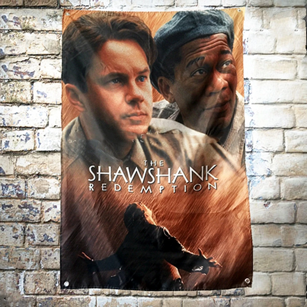 

The Shawshank Redemption Hollywood Movie Tapestry Wall Hanging Wall Carpet Bohemian Home Decor Tapestries Wall Cloth Flag Banner