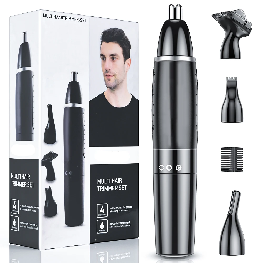 4 IN 1Nose and ear trimmer for Men hair removal nose clipper cut haircut shaver machine razor epilator Clipper nariz tondeuse
4 IN 1Nose and ear trimmer for Men hair removal nose clipper cut haircut shaver machine razor epilator Clipper nariz tondeuse