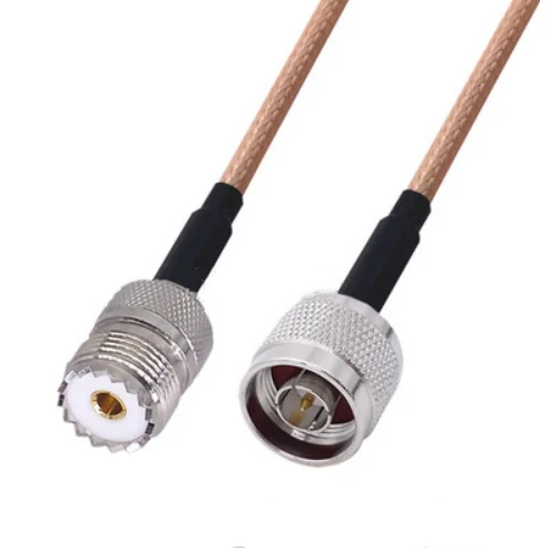 

N Male to UHF PL259 Female Connector Pigtail Jumper RG316 Cable 50 ohm