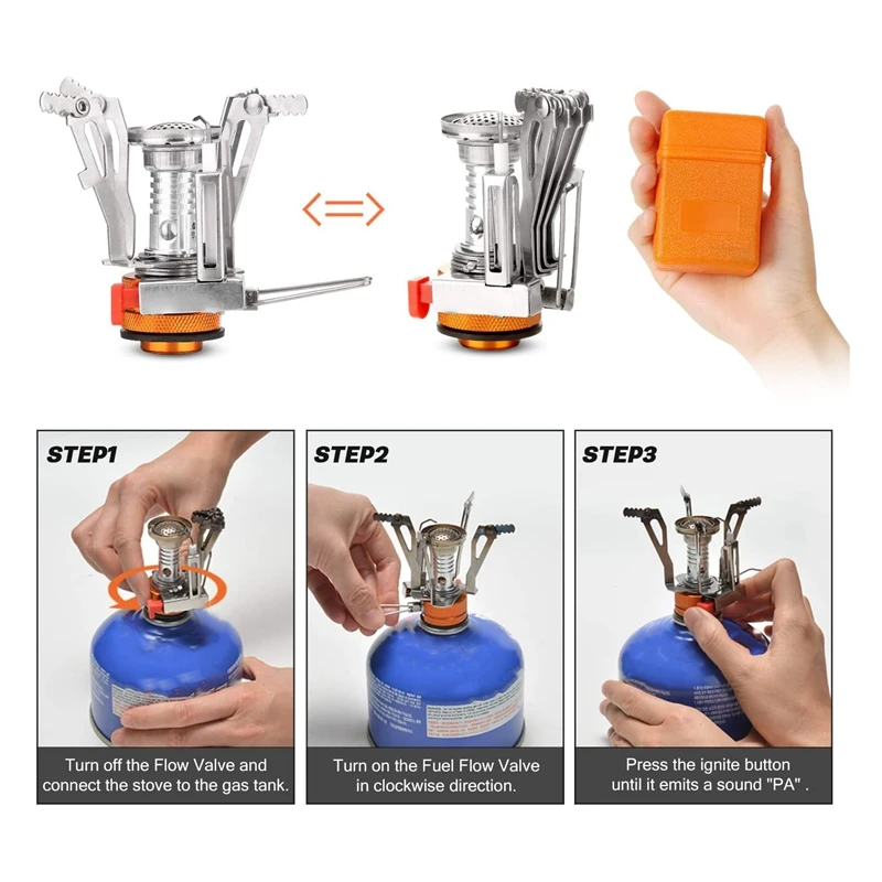 Camping Cookware Kit Non-Stick Lightweight Pot Pan Kettle Set with Stainless Steel Cups Plates for Outdoor Cooking 
Camping Cookware Kit Non-Stick Lightweight Pot Pan Kettle Set with Stainless Steel Cups Plates for Outdoor Cooking