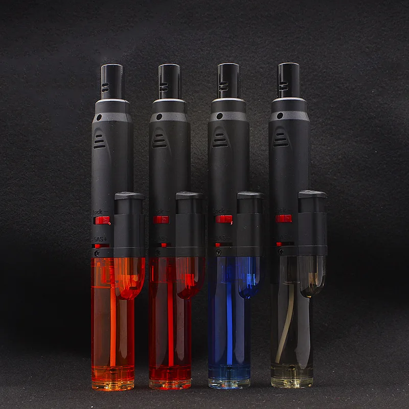 Windproof Jet Torch Lighter Turbo Plastic Lgnition Cigar Pipe Kitchen Butane Lighter Color Sent Randomly
Windproof Jet Torch Lighter Turbo Plastic Lgnition Cigar Pipe Kitchen Butane Lighter Color Sent Randomly